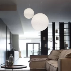 Image of Mapa 1 Light Globe Ceiling Pendant White