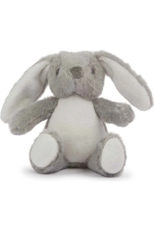 Image of Mumbles Bunny Keyring in Grey Grey Unisex One Size