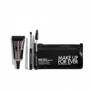 Image of Make Up For Ever Aqua Resist Brow Sculptor Kit 24hr 15 - Neutral Blond