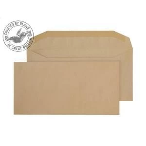 Image of Purely Everyday Mailer Gummed Manilla 80gsm DL 121x235mm Ref 1004 Pack
