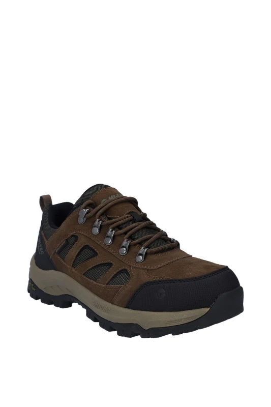 Image of Hi Tec Mens Bandera Expedition Low Walking Shoes UK Size 7 (EU 41) Smokey Brown Khaki HIT169-BROKHA-7