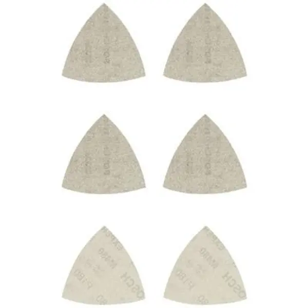 Image of Bosch Accessories Bosch Accessories EXPERT M480 2608901204 Mesh sanding disc set Punched Grit size 80, 80, 120, 120, 180, 180 (L x W) 93mm x 93mm 6