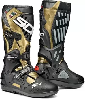 Image of Sidi Atojo SRS Camo Motocross Boots Black Gold