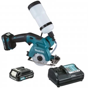 Image of Makita CC301D 10.8v Cordless CXT Tile Cutter 2 x 2ah Li ion Charger Case