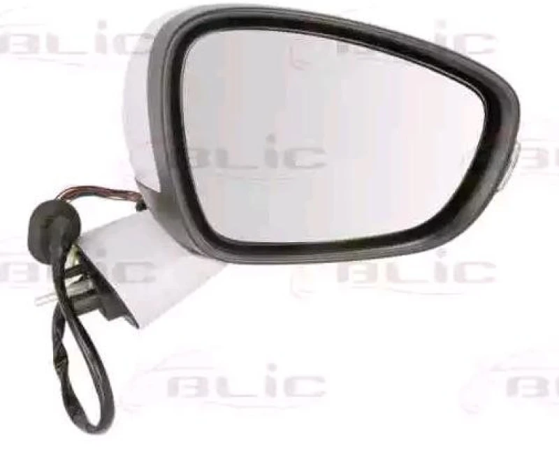 Image of BLIC 5402-21-044372P Wing mirror Right, Electric, Convex, primed Outside Mirror (50)