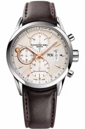 Image of Mens Raymond Weil Freelancer Automatic Chronograph Watch 7730-STC-65025