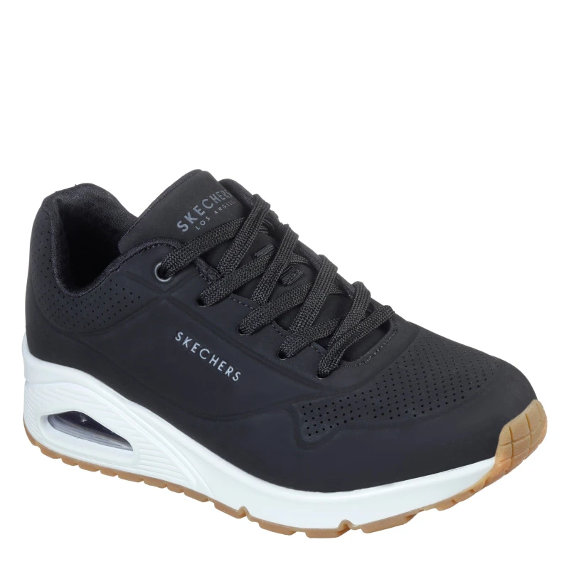 Image of Skechers UNO Stand On Air Trainers Womens - Black 5.5