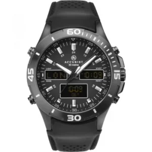 Image of Mens Accurist World Timer Alarm Chronograph Watch