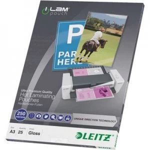 Image of Leitz Laminate sheet A3 250 micron glossy 25 pcs
