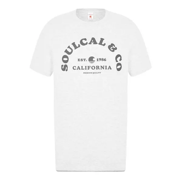 Image of SoulCal Large Logo T Shirt Mens - Grey XL