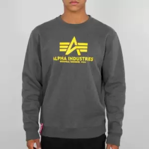 Image of Alpha Industries Basic Cotton-Blend Jersey Sweatshirt - M