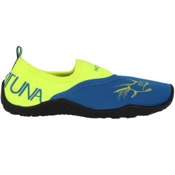 Image of Hot Tuna Childrens Aqua Water Shoes - Royal/Lime