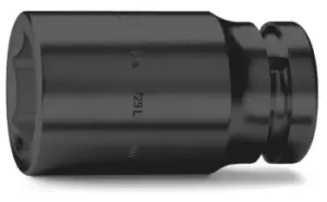 Image of Beta Tools 729L 1" Square Drive Long/Deep Impact Socket 60mm 007290360