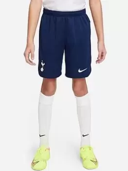 Image of Nike Tottenham Youth 22/23 Home Shorts, Navy, Size L