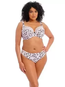 Image of Elomi Lucie Animal Uw Plunge Bra, White, Size 42E, Women