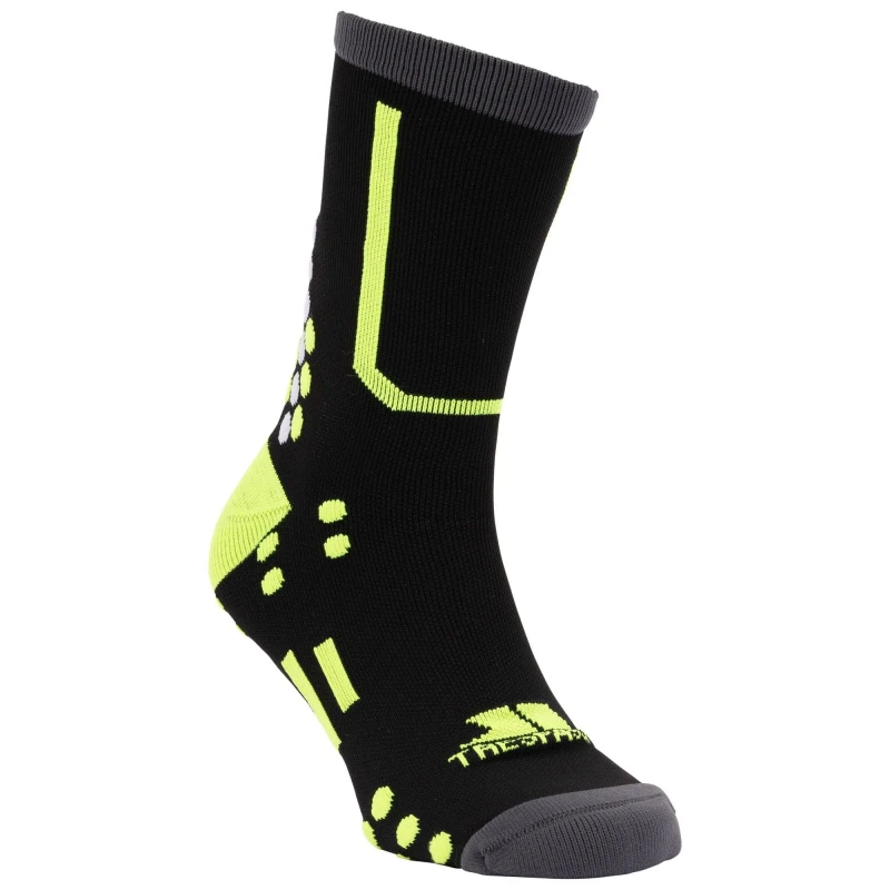 Image of Trespass Dash Cycling Compression Socks Black unisex