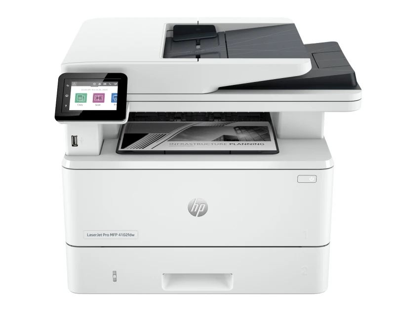 Image of HP LaserJet Pro 4102fdw Wireless Multifunction Black and white Printer