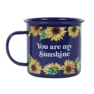 Image of Sunflower Enamel Mug