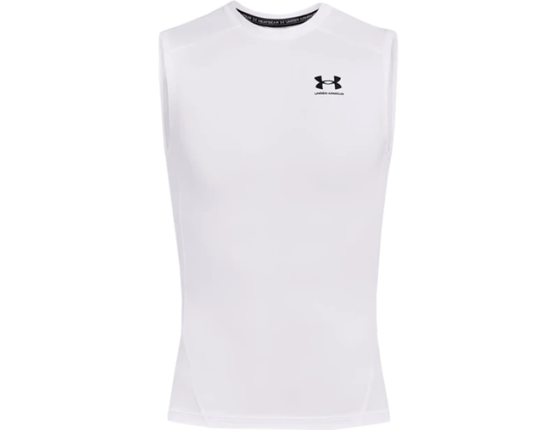 Image of Under Armour Baselayer Hg Comp Tanktop White C100 L