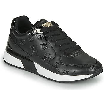 Image of Guess MOXEA 2 womens Shoes Trainers in Black,5