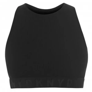 Image of DKNY Litewear Ribbed Bralette - Black B7P