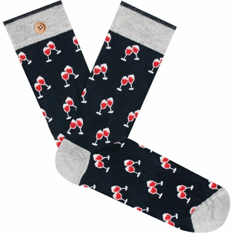 Image of Cabaia Socks Cabaia Lorenzo & Virginie Noir Male 41/46