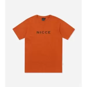 Image of Nicce Compact T-Shirt Mens - Orange