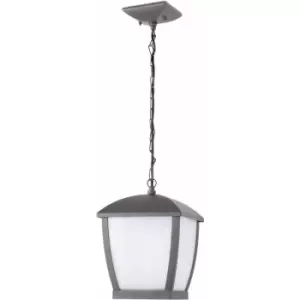 Image of Wilma gray garden pendant light 1 bulb