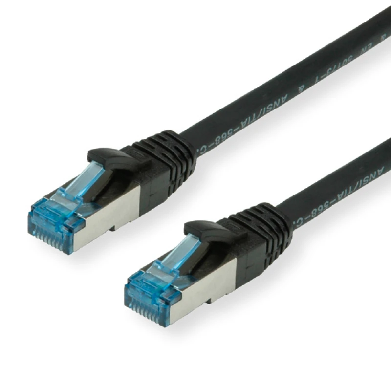Image of VALUE 3m S/FTP Cat.6a networking cable Black Cat6a S/FTP (S-STP)