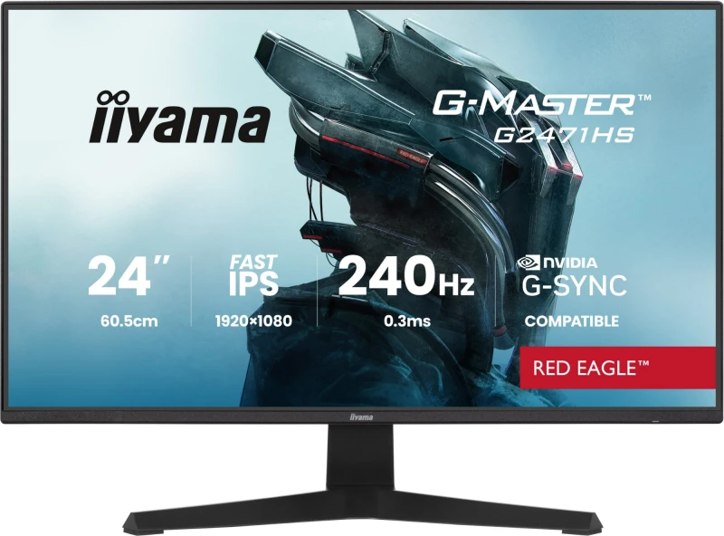 Image of iiyama G-MASTER G2471HS-B1 computer monitor 60.5cm (23.8") 1920