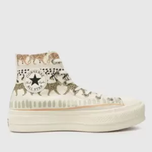 Image of Chuck Taylor All Star Lift Platform Animal Abstract