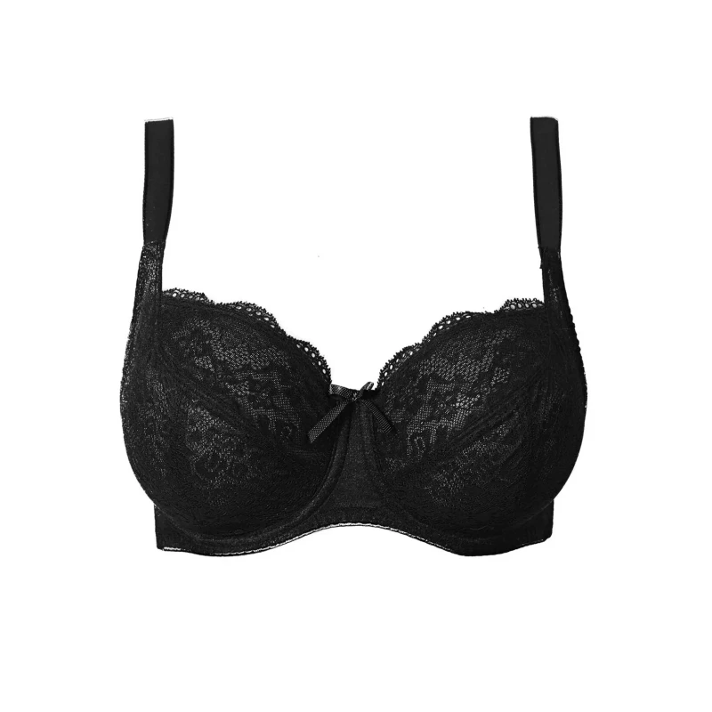 Image of Freya Womens underwired balconnet bra Freya Fancies Noir Female 90J