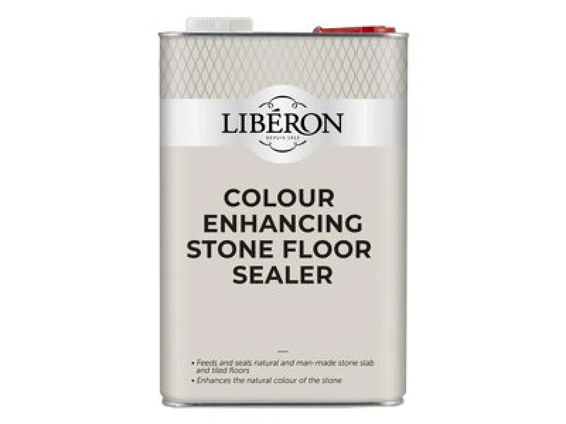 Image of LIBERON 126768 Colour Enhancer Stone Floor Sealer 5 litre LIBFSSEAL5LN - Liberon 126768