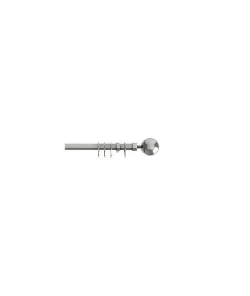 Image of New Edge Blinds Finesse Extendable Curtain Pole Silver