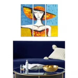 Image of MDF53432743 Multicolor Decorative MDF Painting (3 Pieces)