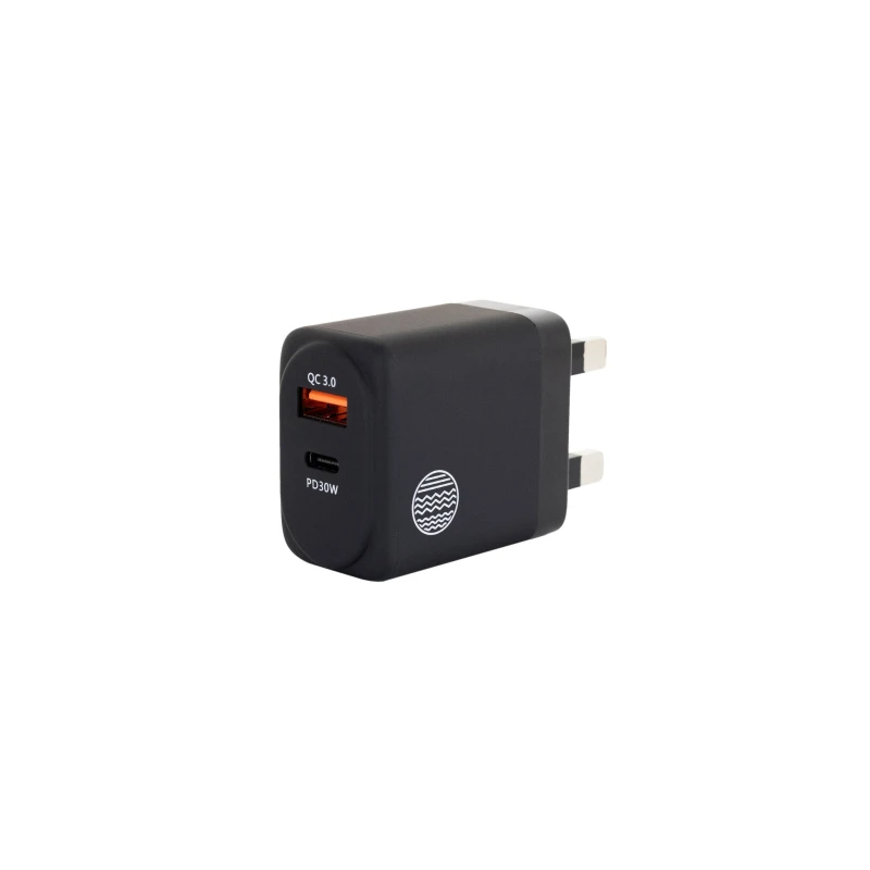 Image of OPP Our Pure Planet 30W USB-A + USB-C Wall Charger (Uk port) OPP152