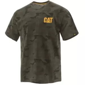 Image of CAT Mens Trademark Breathable Cotton Work T Shirt M - Chest 38-41 (97 - 104cm)
