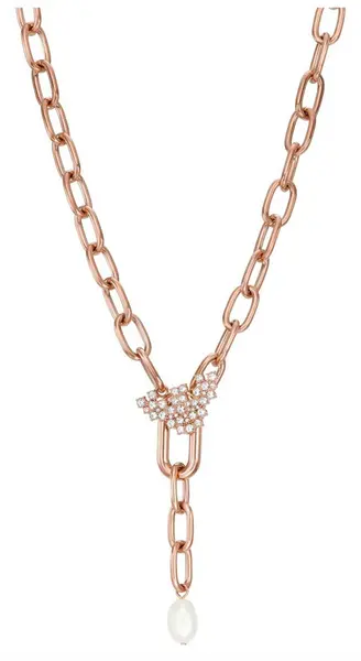 Image of Emporio Armani EGS2963221 Womens Necklace Rose Gold-Tone Jewellery