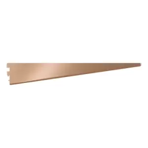 Image of Rothley Twin Slot Shelving Kit In Bright Copper 10" Brackets And 63" Uprights