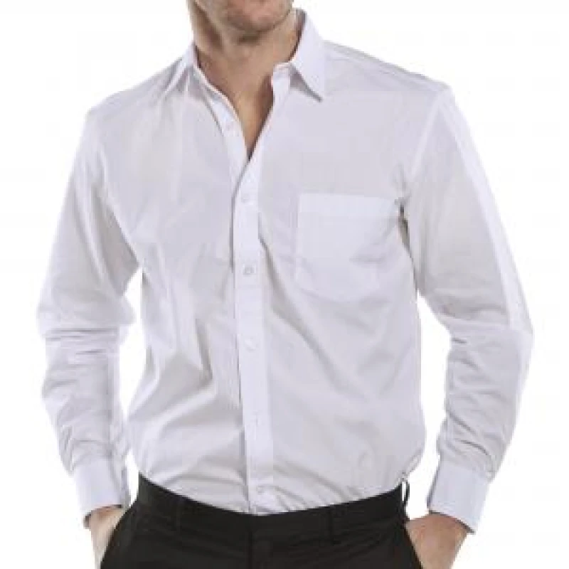 Image of Beeswift Beeswift Classic Long Sleeve Shirt White 18 CSW18 CSW18