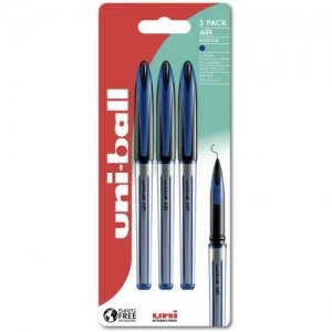 Image of Uni-Ball Air Medium UBA-188L BL Plastic Free Packaging PK3
