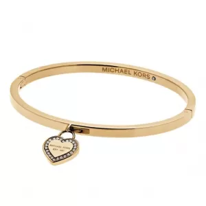 Image of Ladies Michael Kors PVD Gold plated Push Button Bangle MKJ5037710