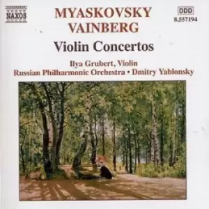 Image of Violin Concertos Yablonsky Russian Po Grubert by Nikolay Myaskovsky CD Album
