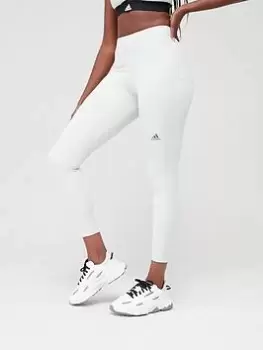 Image of adidas Run Icons 3 Bar Leggings - Light Green, Light Green, Size S, Women