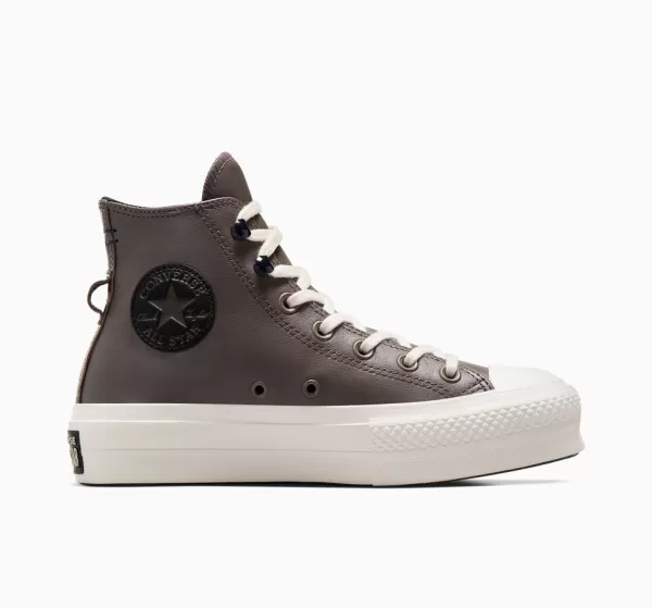 Image of Chuck Taylor All Star Lift Platform Fleece-Lined Leather