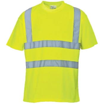 Image of S478YERXS - sz XS Hi-Vis T-Shirt - Yellow - Portwest