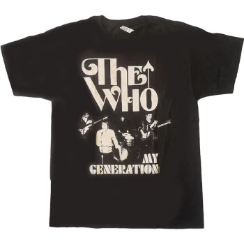 Image of The Who - Clap Hands My Generation Unisex Medium T-Shirt - Black