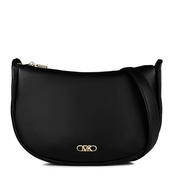 Image of MICHAEL Michael Kors Kendall Large Chain Leather Shoulder Bag - Black One Size