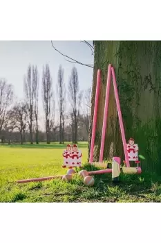 Image of Queen of Hearts Flamingo Croquet