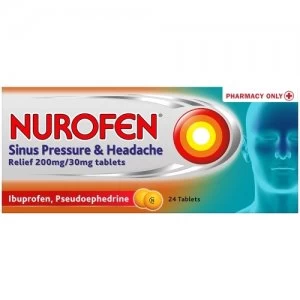 Image of Nurofen Sinus Pressure & Headache Relief 200mg/30mg 24 Tablets
